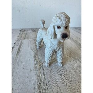 Vintage Andrea sadek poodle dog 7733 statue figurine puppy realistic‎ lifelike